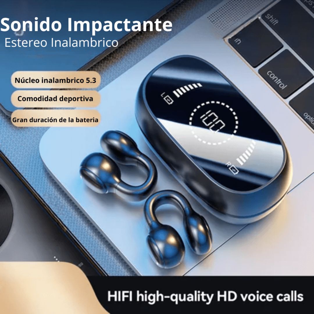 🎧💥 Audífonos Conducción Ósea Bluetooth M47 – Sonido Avanzado, Libertad Total 🚀🔊