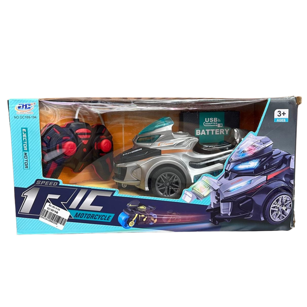 🚗💨 Carro Lanzador de Motos Turbo Speed – ¡Velocidad y Acción en un Solo Juguete! 🏍️🔥