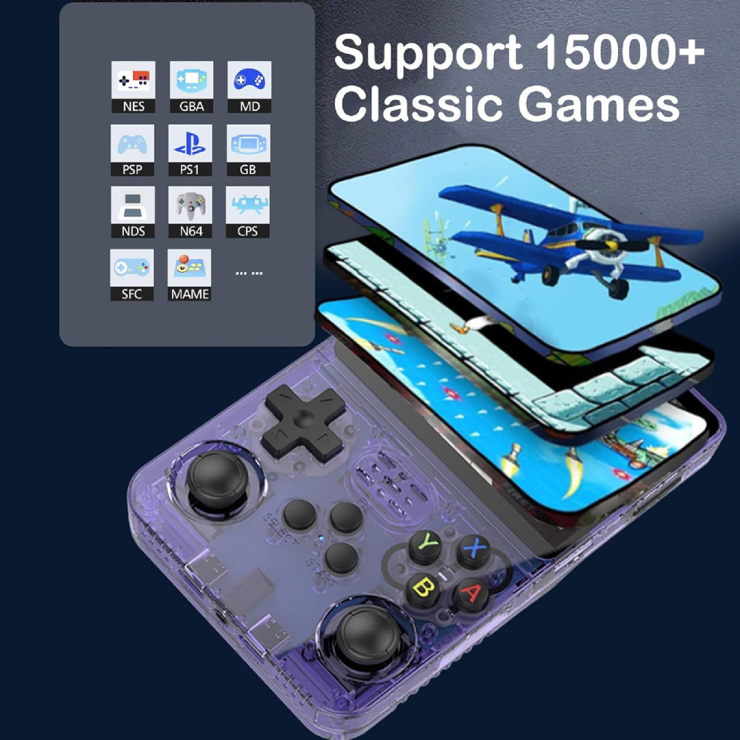 🎮🕹️ Consola Retro R36S de 64GB – ¡Más de 15,000 Juegos Clásicos en tu Bolsillo! 🔥👾