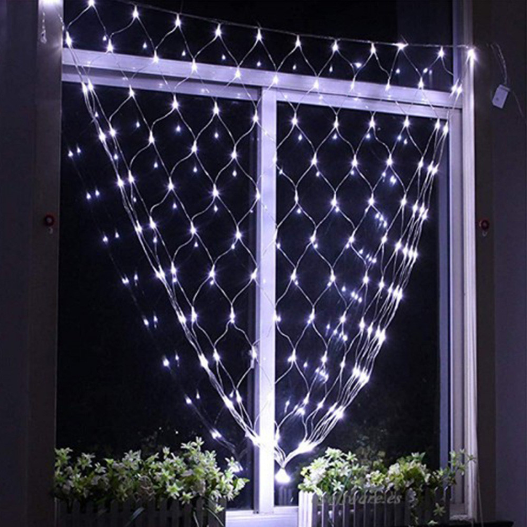 💡✨ Luces en Malla 1.50 × 1.50 m (120 LED) – ¡Ilumina tus Espacios con Estilo! 🌟🎄