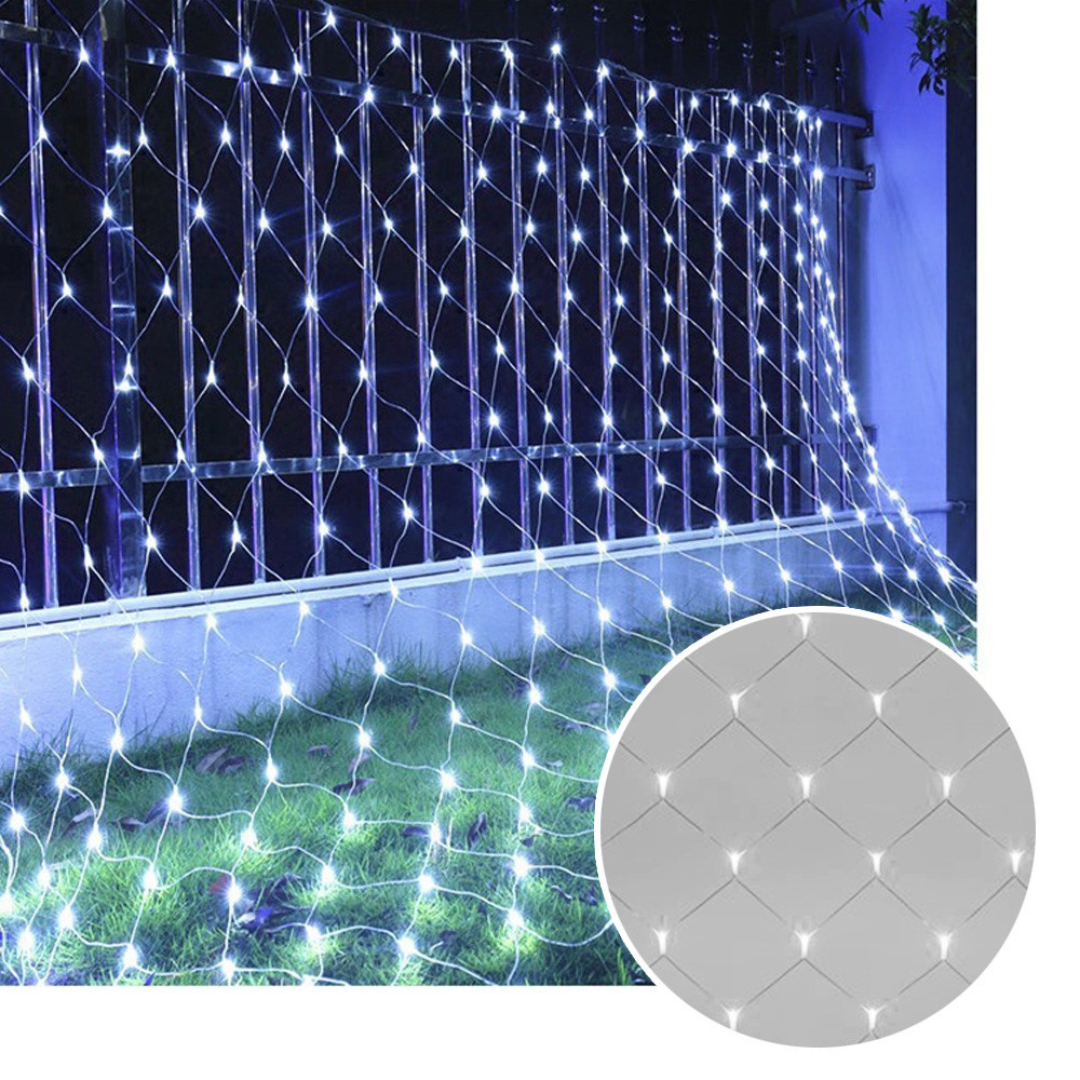 💡✨ Luces en Malla 1.50 × 1.50 m (120 LED) – ¡Ilumina tus Espacios con Estilo! 🌟🎄