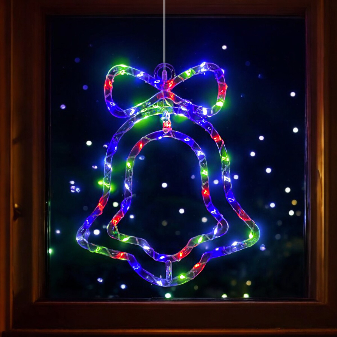 🔔🎄 Figura Decorativa LED Campana – ¡Brillo y Encanto para tu Navidad! ✨💫