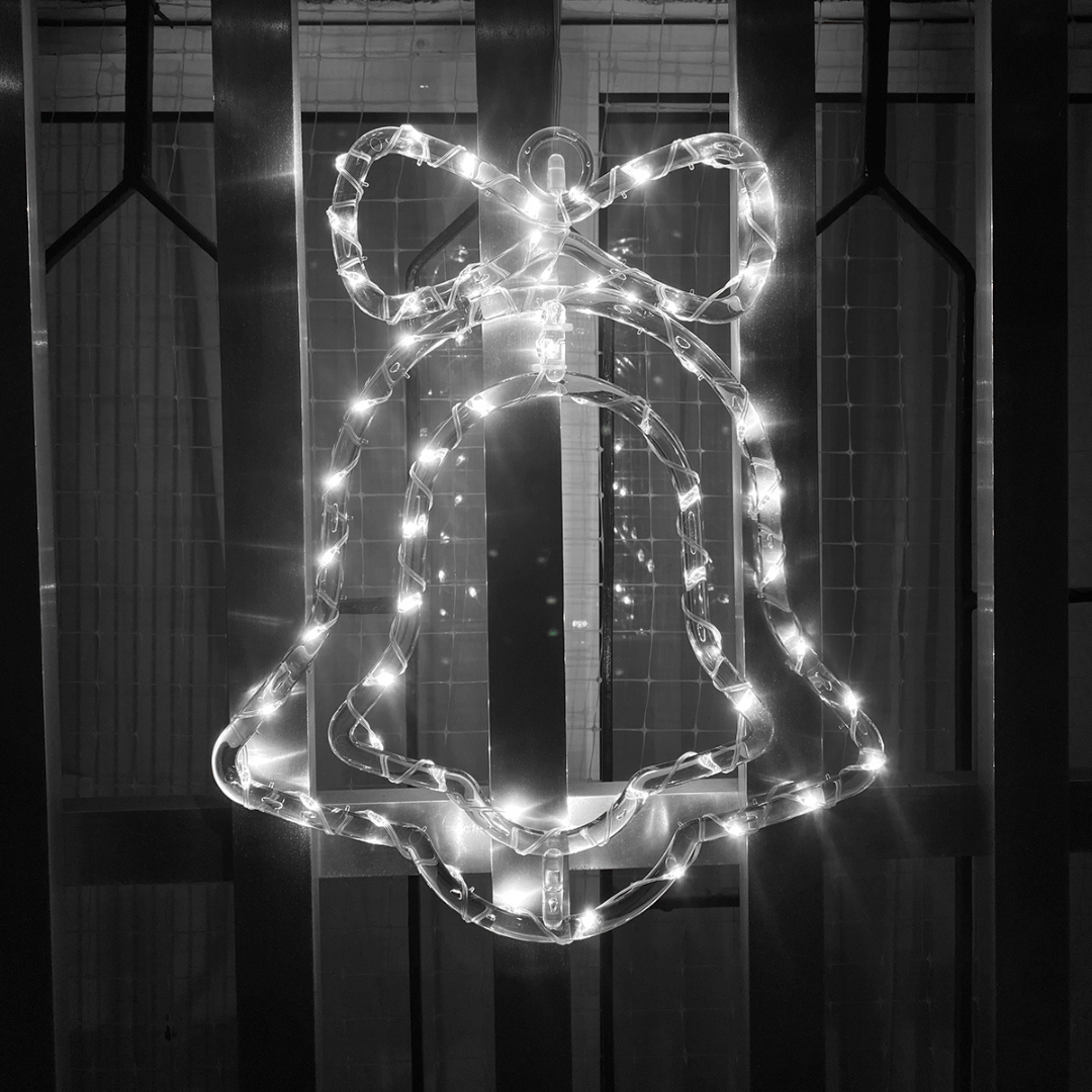 🔔🎄 Figura Decorativa LED Campana – ¡Brillo y Encanto para tu Navidad! ✨💫