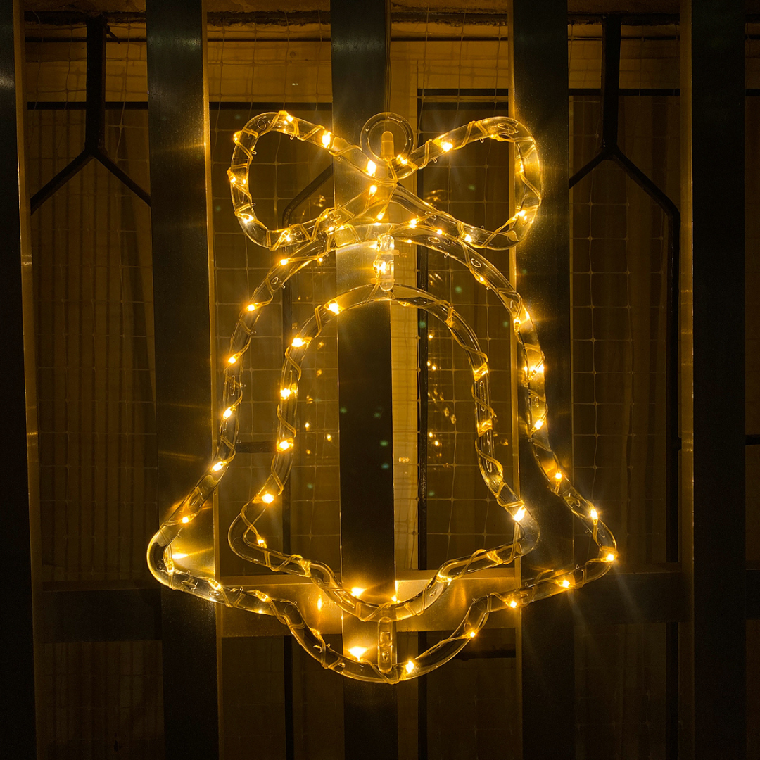 🔔🎄 Figura Decorativa LED Campana – ¡Brillo y Encanto para tu Navidad! ✨💫