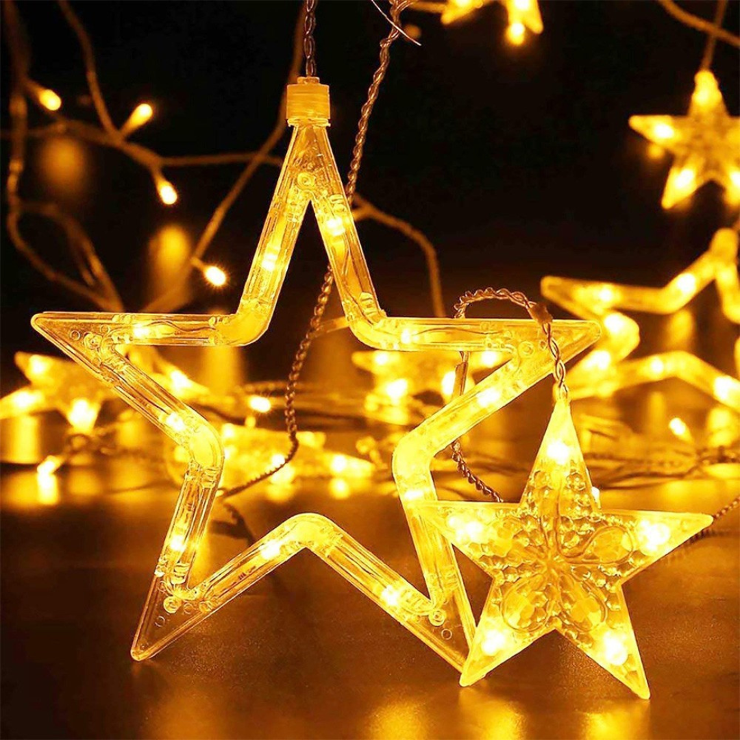 🌟✨ Extensión de Luces Estrellas 3 m Navidad – ¡Tu Cielo de Navidad en Casa! 🎄💫