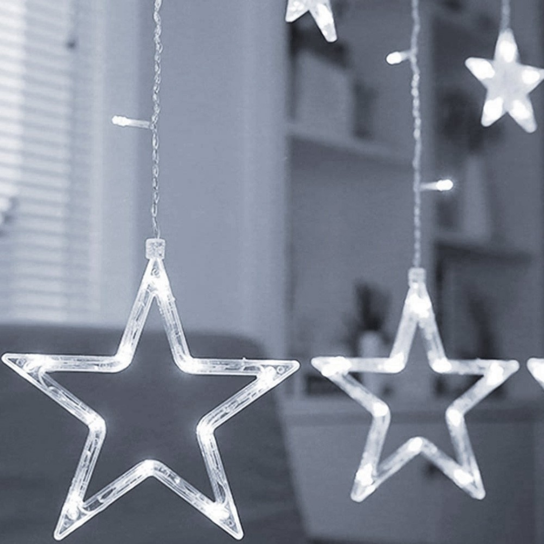 🌟✨ Extensión de Luces Estrellas 3 m Navidad – ¡Tu Cielo de Navidad en Casa! 🎄💫