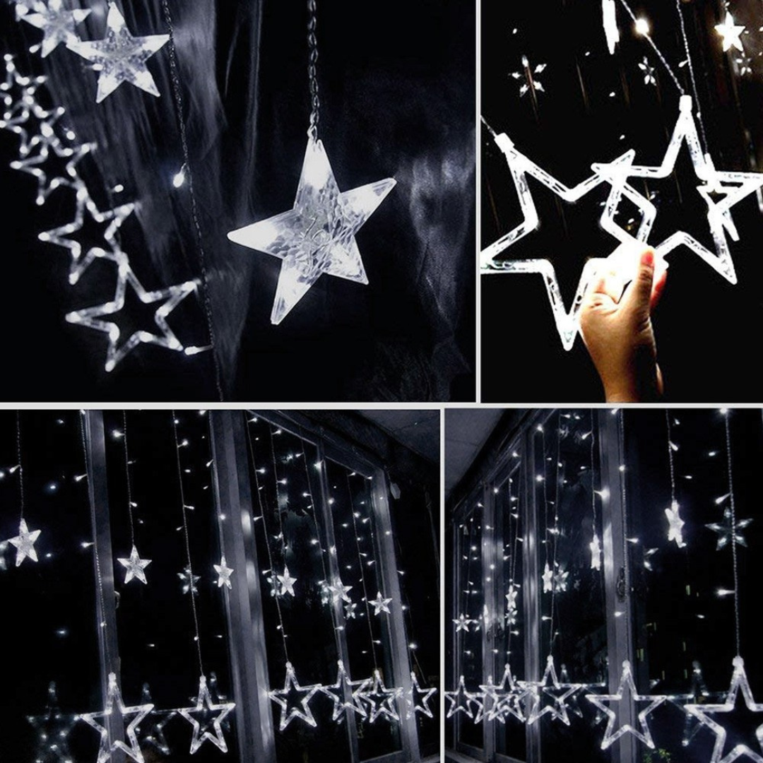 🌟✨ Extensión de Luces Estrellas 3 m Navidad – ¡Tu Cielo de Navidad en Casa! 🎄💫
