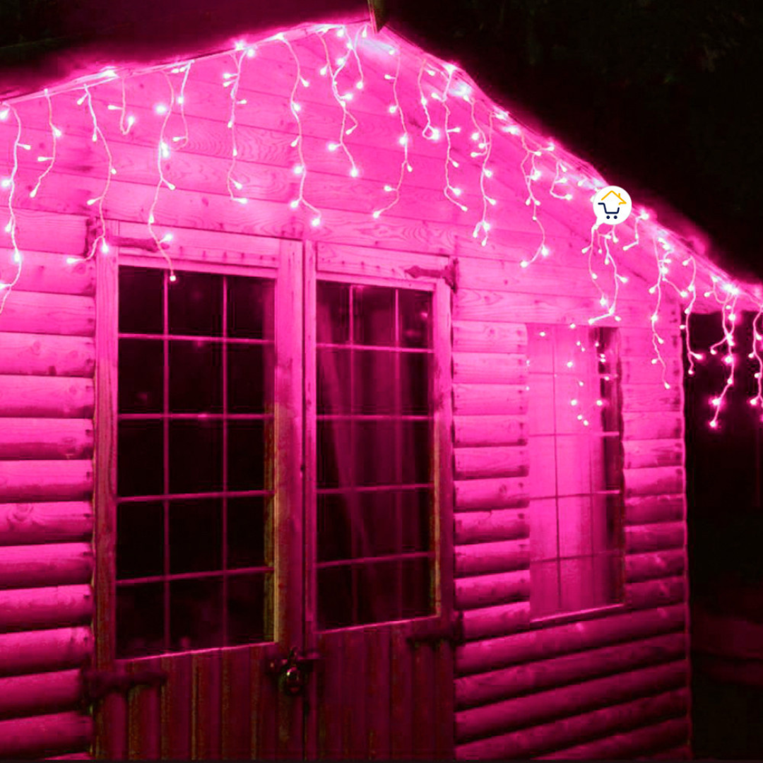 🎄✨ Cortina Intercalada 10 m Navidad LED 360 – ¡Magia Brillante para tus Fiestas! 🌟💫