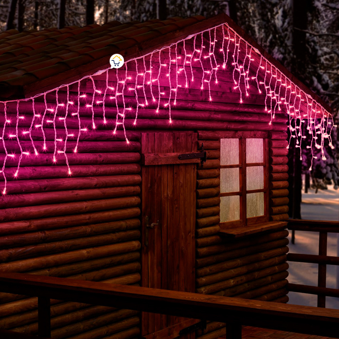 🎄✨ Cortina Intercalada 10 m Navidad LED 360 – ¡Magia Brillante para tus Fiestas! 🌟💫