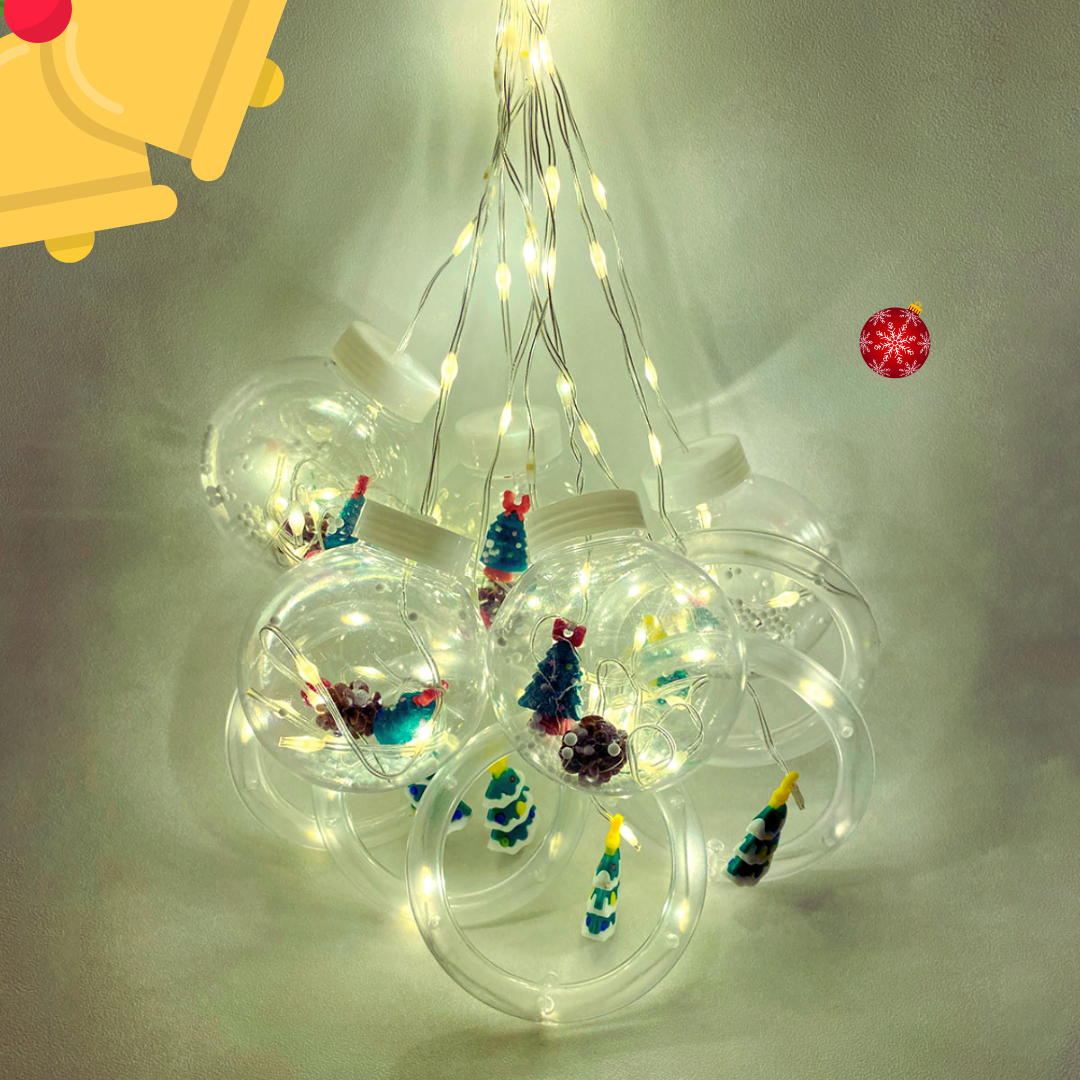 🎄✨ Cortina Intercalada 3 m Navidad – ¡Ilumina tu hogar con magia y calidez! 🌟💫