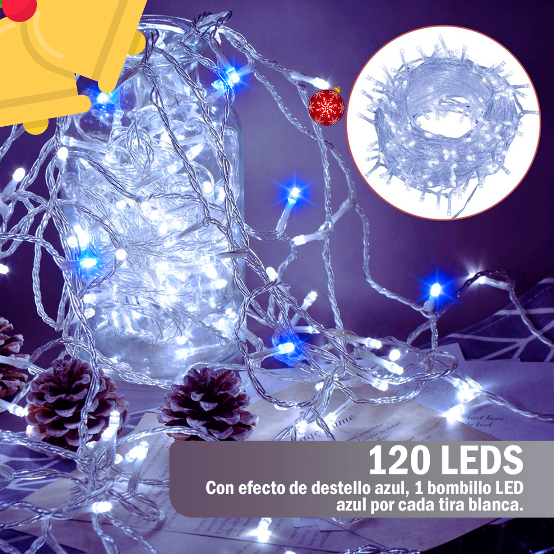 🎄✨ Cortina de Destellos 3x1 m 120 LED – ¡Brillo mágico para cada rincón! 🌟💫