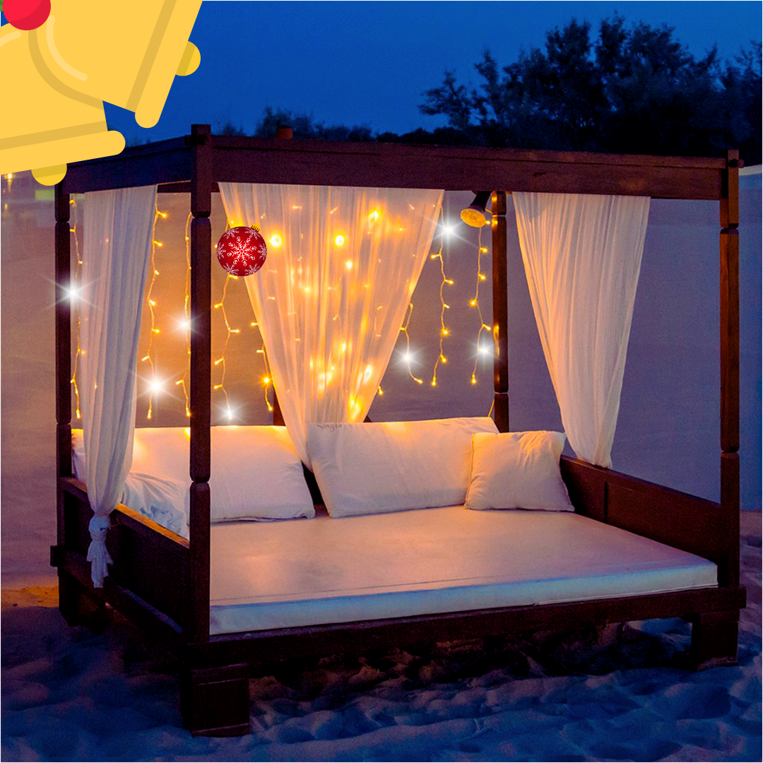🎄✨ Cortina de Destellos 3x1 m 120 LED – ¡Brillo mágico para cada rincón! 🌟💫