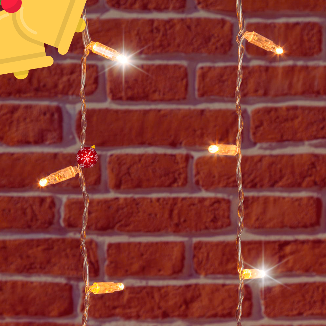 🎄✨ Cortina de Destellos 3x1 m 120 LED – ¡Brillo mágico para cada rincón! 🌟💫