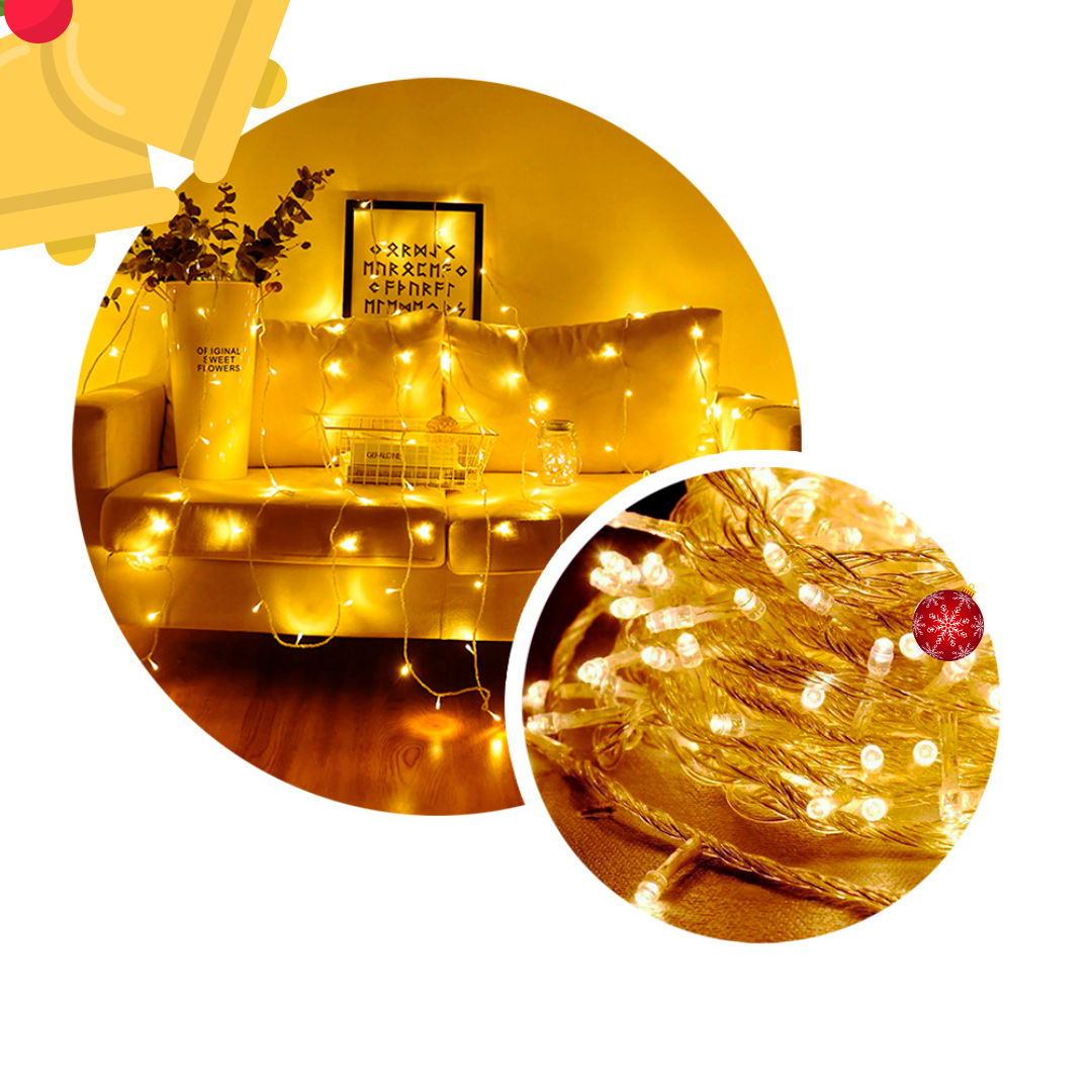 🎄💡 Extensión de Luces LED Lineal 24 m 400L  – ¡Brillo sin límites para tus decoraciones! 🌟✨