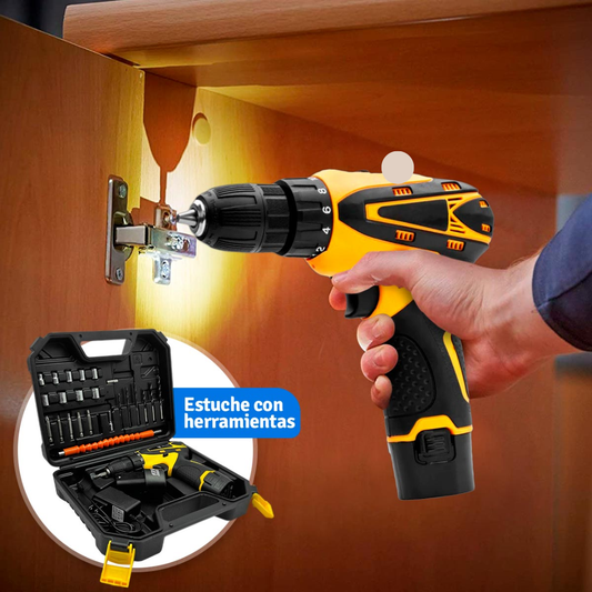 🔧⚡ Taladro Inalámbrico Recargable 12V H01 – Potencia y Precisión en tus manos 💪🔩