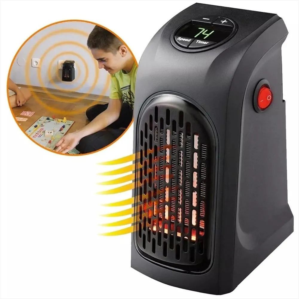 🔥 Calentador de Ambiente Portátil 400W – ¡Calor Instantáneo en Cualquier Espacio! ❄️➡️🔥