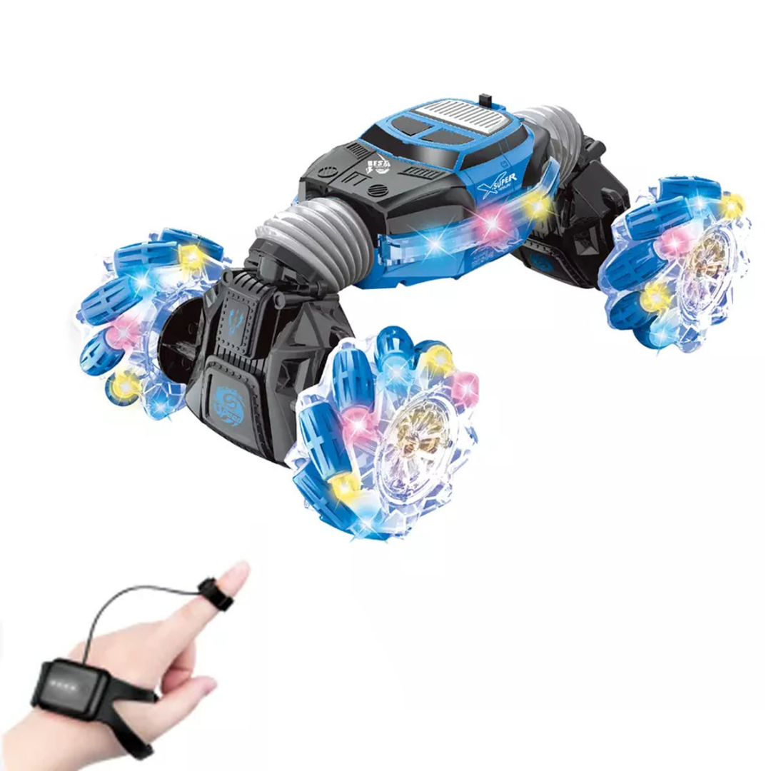 🚗💨 Carro Control Sensor Mano Grande 4x4 RC – ¡Poder, Luces y Giros 360° en tus manos! ⚡🖐️