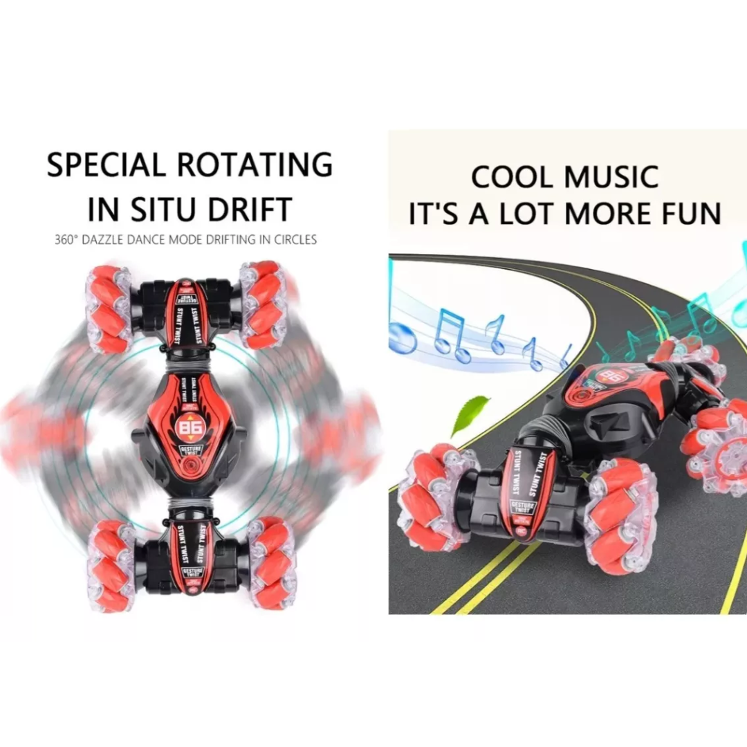 🚗⚡ Carro de Control Remoto con Manilla Sensorial – ¡Domina la pista con el poder de tus manos! 🖐️💨