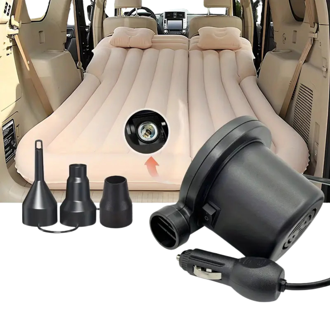 💨 Inflador Eléctrico 3 Boquillas – Comodidad en cada soplo