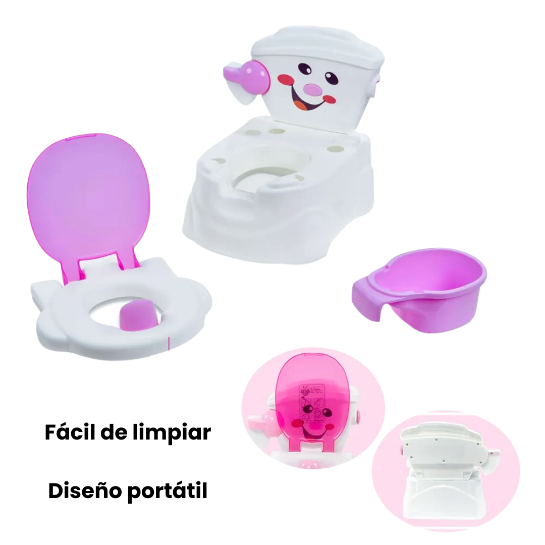 🚽 Bacinilla Infantil Estilo Baño 2 en 1 – ¡Adiós pañales, hola independencia! 🌈