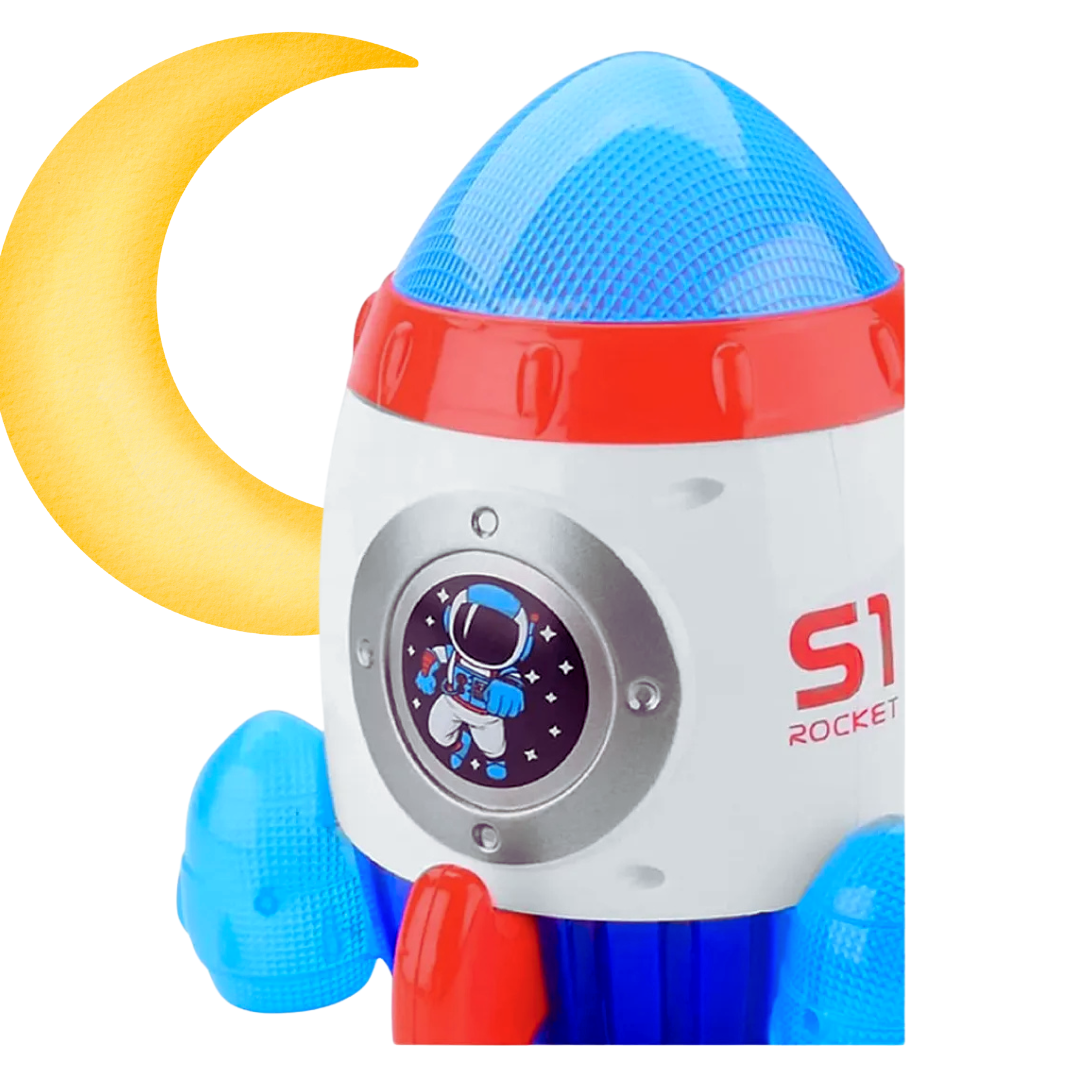 🚀 Cohete Nave Espacial Juguete Infantil con Luces y Sonidos – ¡Despega la diversión! 🌈✨
