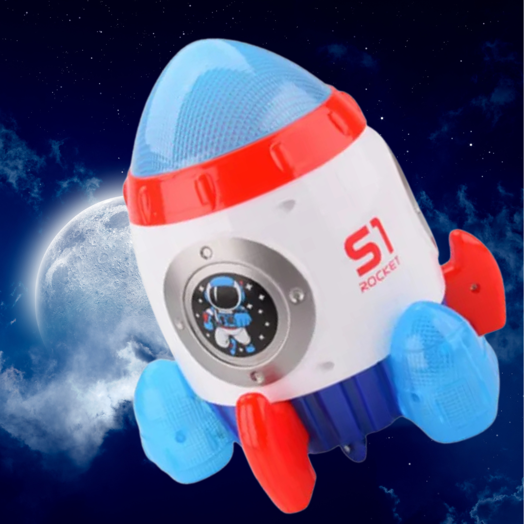 🚀 Cohete Nave Espacial Juguete Infantil con Luces y Sonidos – ¡Despega la diversión! 🌈✨