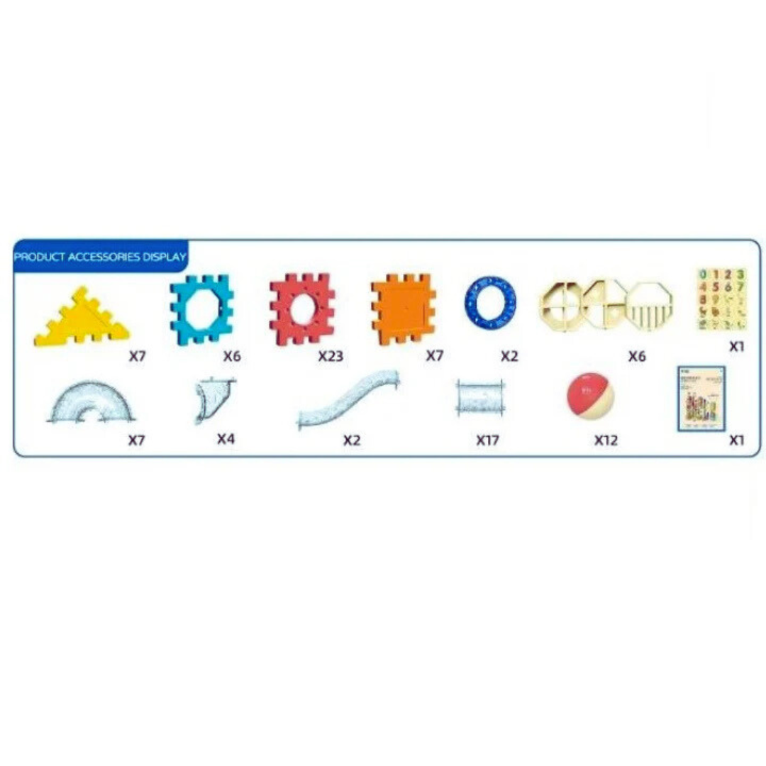 🚀 Set Bloques y Tuberías Para Armar 95 Pz – Creatividad que Fluye Sin Límites 🌈🧩