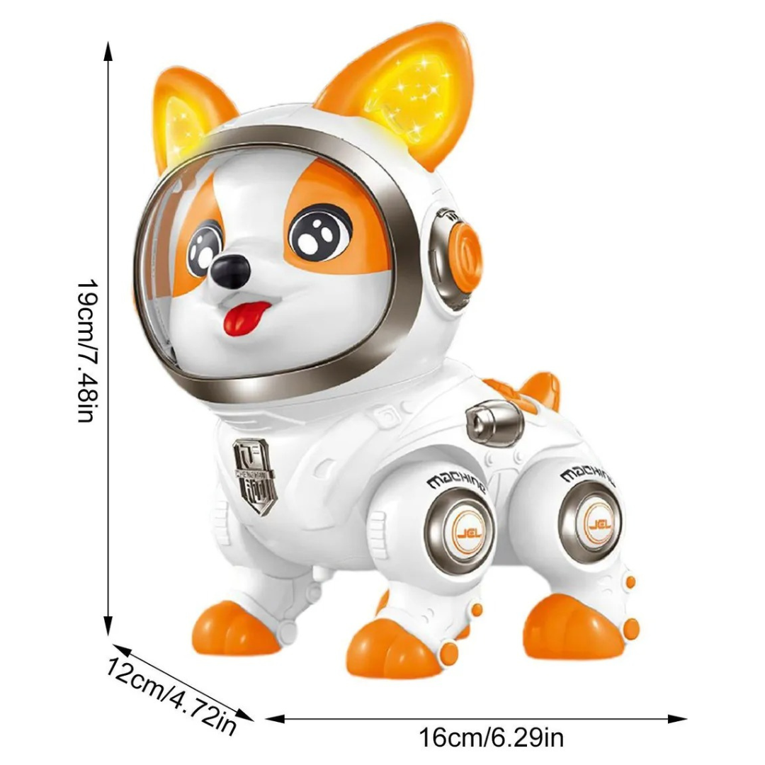 🚀🐶 Perro Astronauta Bailarín con Luces y Sonido – Diversión Intergaláctica para los Pequeños Exploradores 🌈✨