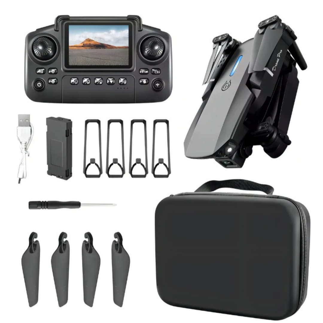 🛸 Drone E99 con Controlador de Pantalla + 2 Baterías – Tecnología, Estabilidad y Aventura Aérea en tus Manos 🚀✨