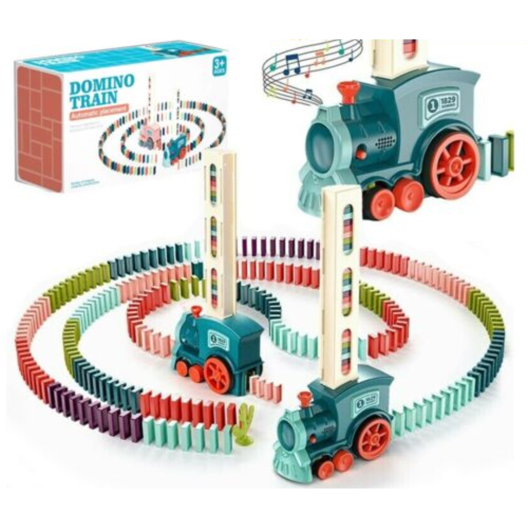 🚂💡 Tren Didáctico de Dominó – ¡Diversión, aprendizaje y creatividad en movimiento! 🎨🧠