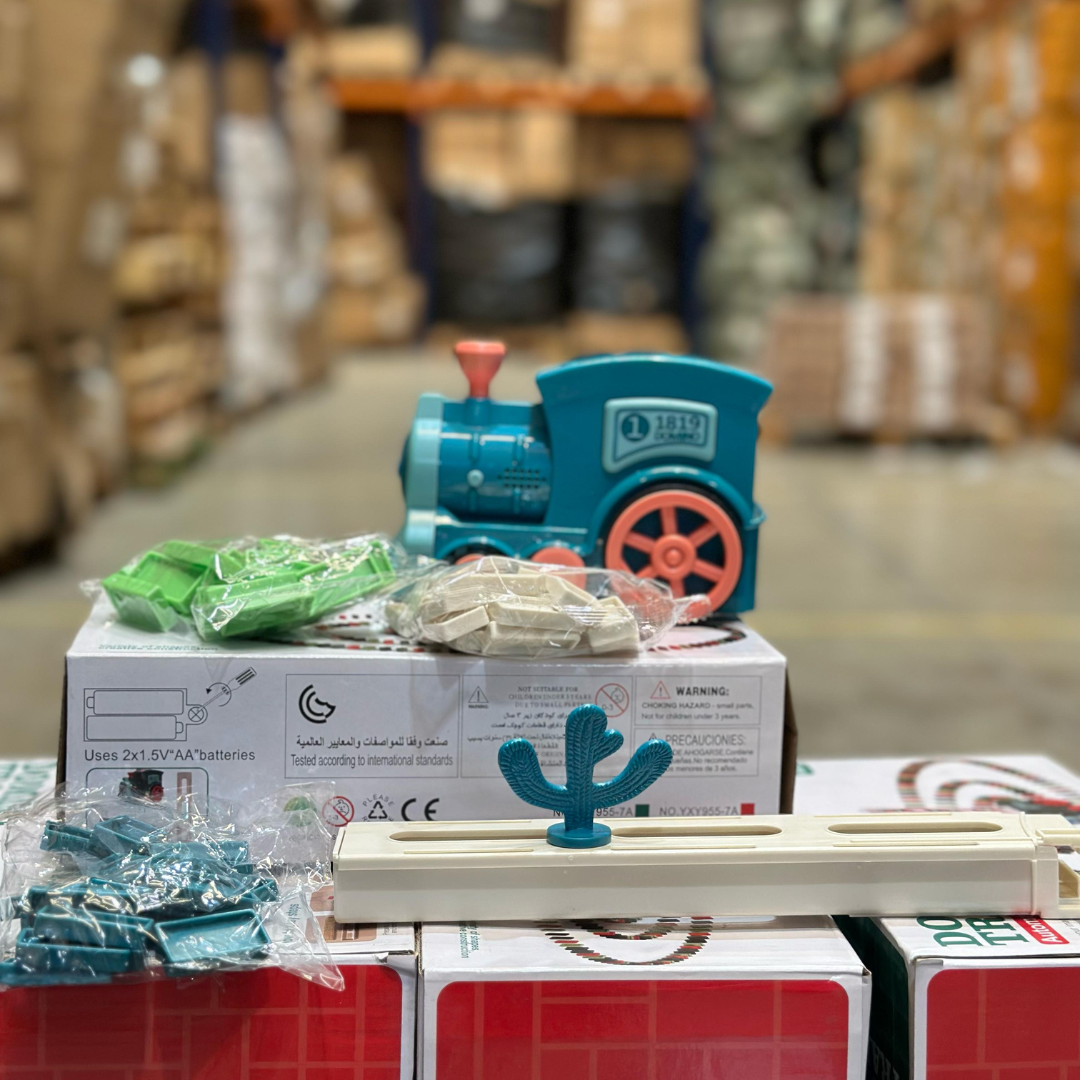 🚂💡 Tren Didáctico de Dominó – ¡Diversión, aprendizaje y creatividad en movimiento! 🎨🧠