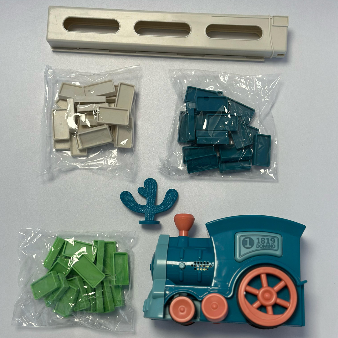 🚂💡 Tren Didáctico de Dominó – ¡Diversión, aprendizaje y creatividad en movimiento! 🎨🧠