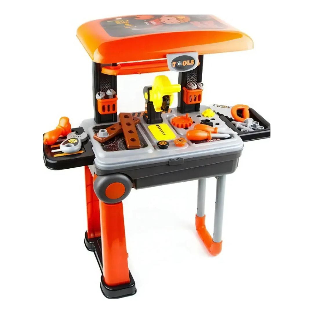 🧰👷‍♂️ Maleta de Herramientas 2 en 1 para Niños – ¡Construye, crea y aprende jugando! 🔩⚙️