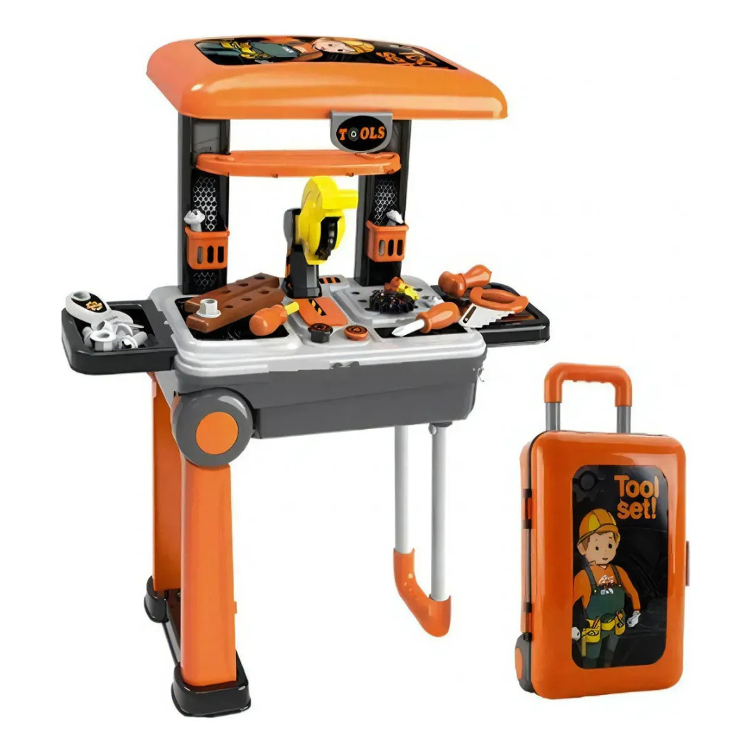 🧰👷‍♂️ Maleta de Herramientas 2 en 1 para Niños – ¡Construye, crea y aprende jugando! 🔩⚙️