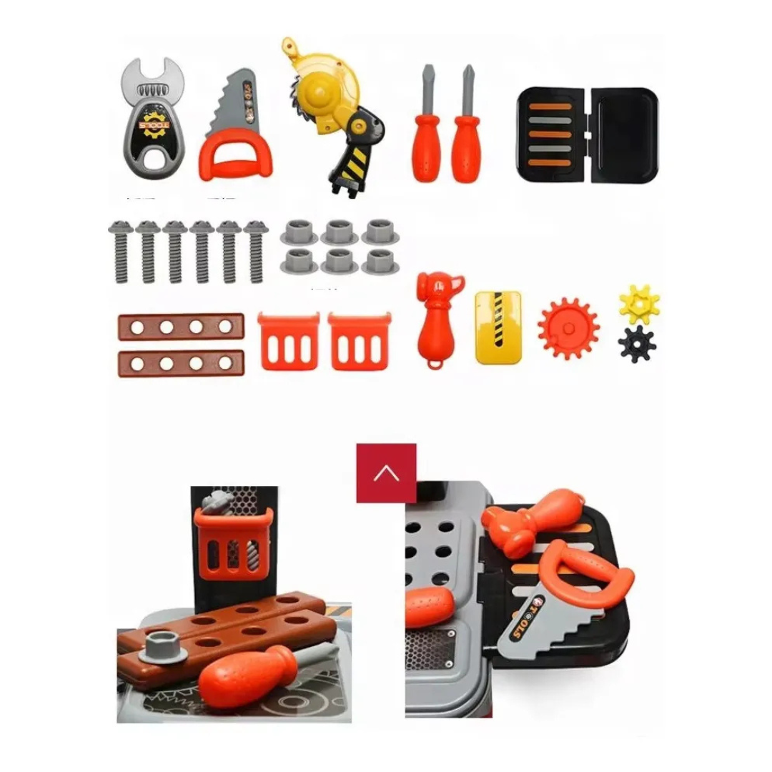 🧰👷‍♂️ Maleta de Herramientas 2 en 1 para Niños – ¡Construye, crea y aprende jugando! 🔩⚙️