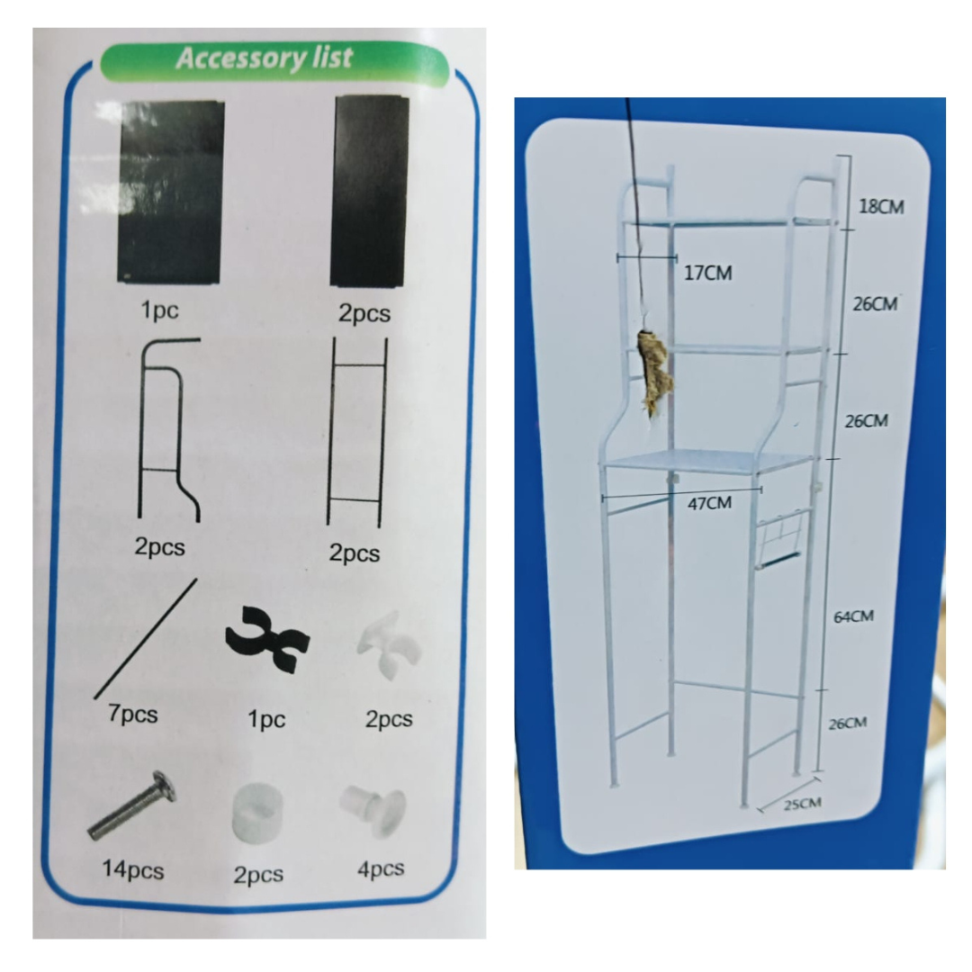 🛁✨ Estante Organizador de Baño 3 Niveles – ¡Aprovecha cada rincón con estilo y funcionalidad! 🧴🧻