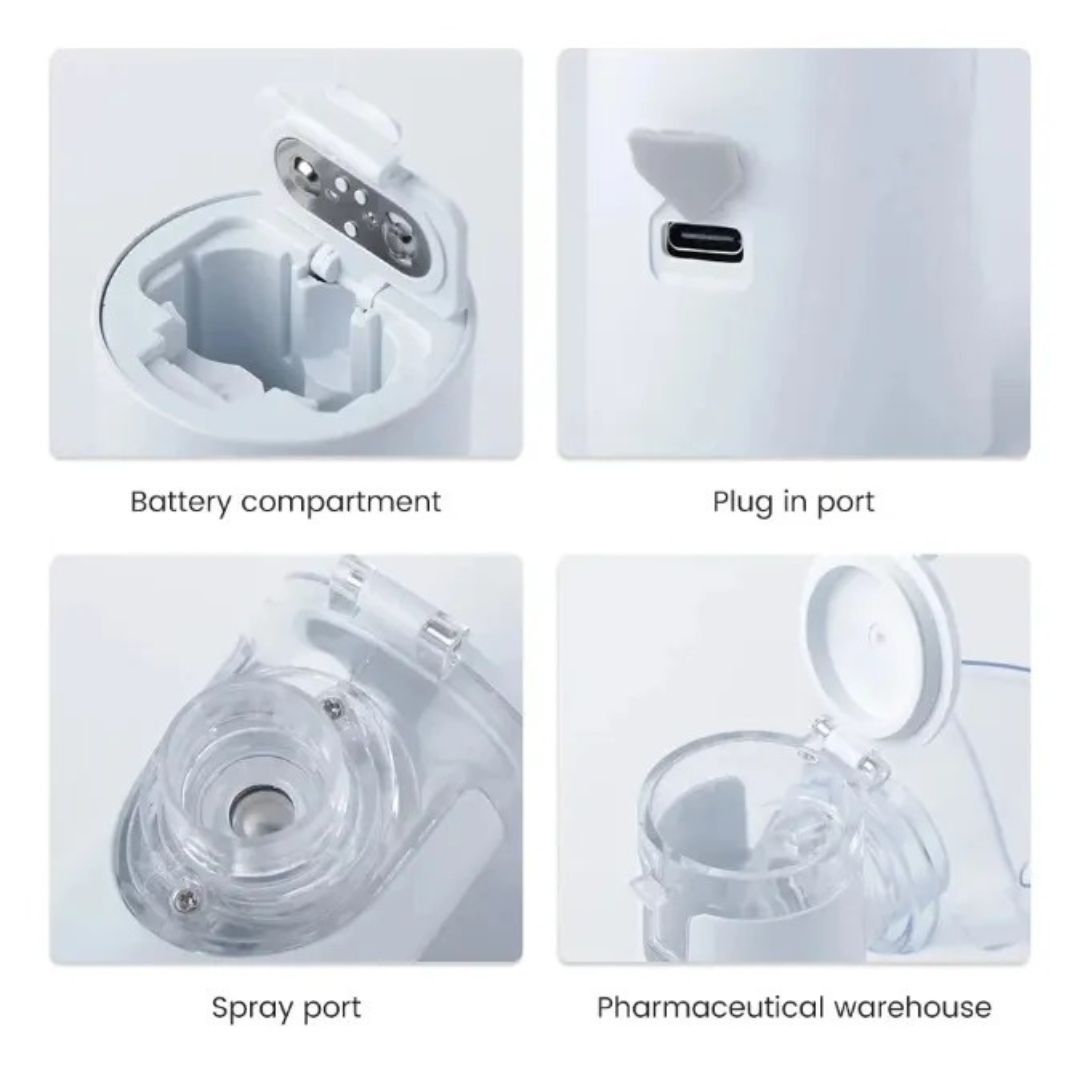 🌬️💧 Nebulizador Inalámbrico Recargable – Portátil, Silencioso y de Alta Eficiencia ⚡💨