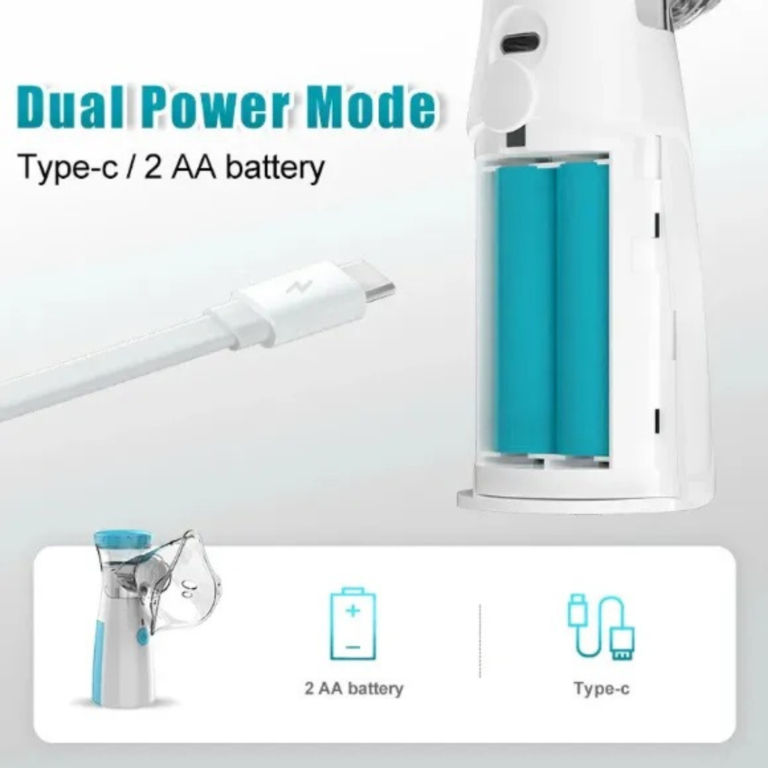 🌬️💧 Nebulizador Inalámbrico Recargable – Portátil, Silencioso y de Alta Eficiencia ⚡💨