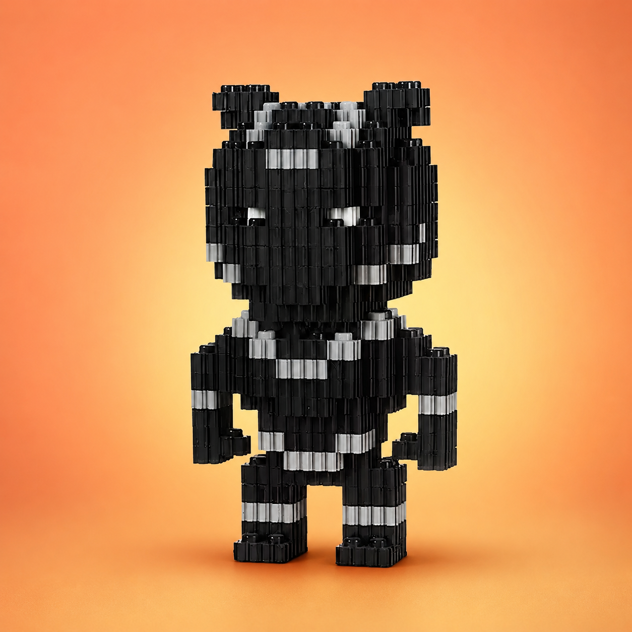 🖤 Pantera Negra Juguete Armable Armatodo – ¡Construye a tu Superhéroe Favorito! 🦸‍♂️🧩✨