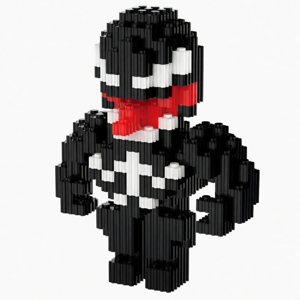 🕷️ Venom Comic Juguete Armable Armatodo – ¡Construye al Simbionte Más Temido del Universo! ⚫🦷🧩