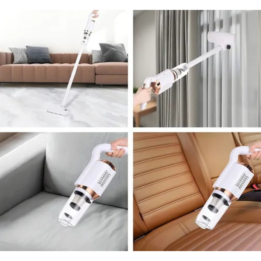 💨✨ Aspiradora Inalámbrica 2 en 1 HY118 – Potencia, Comodidad y Limpieza Total 🧹🔋