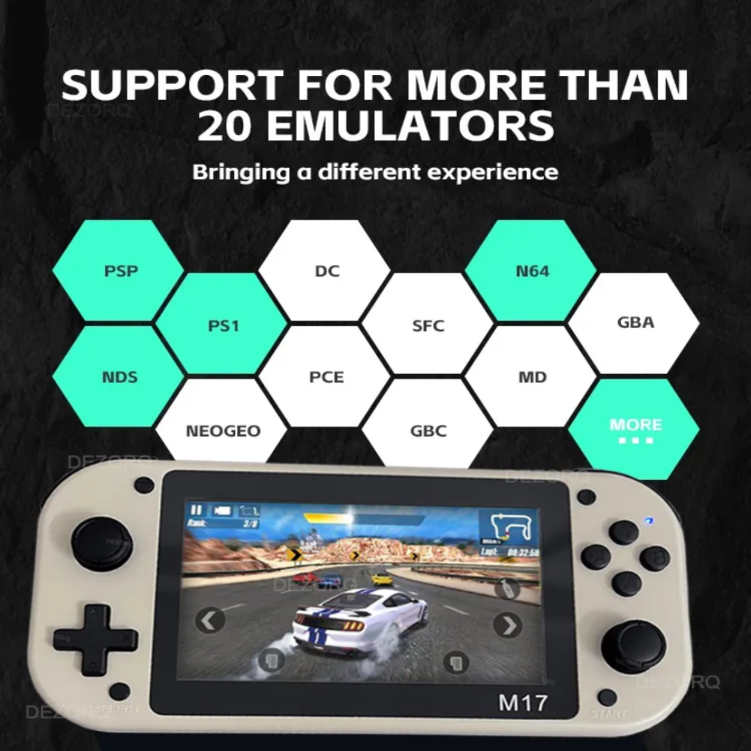 🎮 Consola Portátil Emulador Retro M17 – ¡30.000 Juegos en la Palma de tu Mano! 🚀🕹️