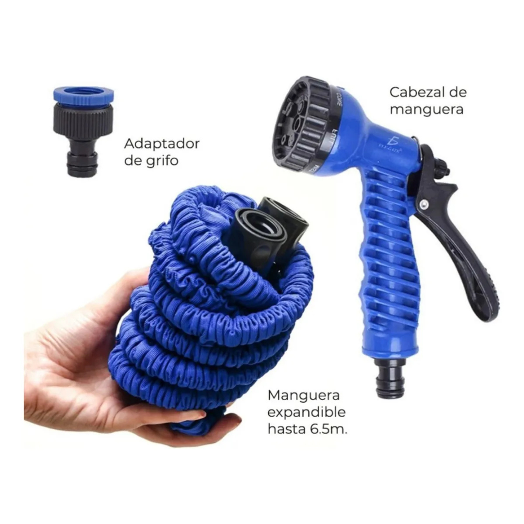 💦 Manguera Expandible Magic Hose 30 Metros – Ligera, Práctica y Súper Resistente 🌿🚿