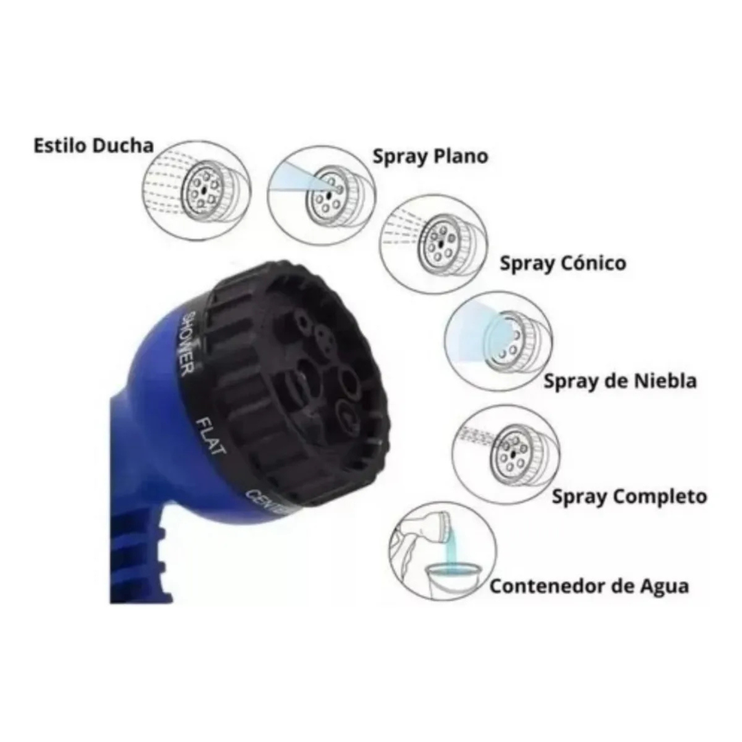 💦 Manguera Expandible Magic Hose 30 Metros – Ligera, Práctica y Súper Resistente 🌿🚿