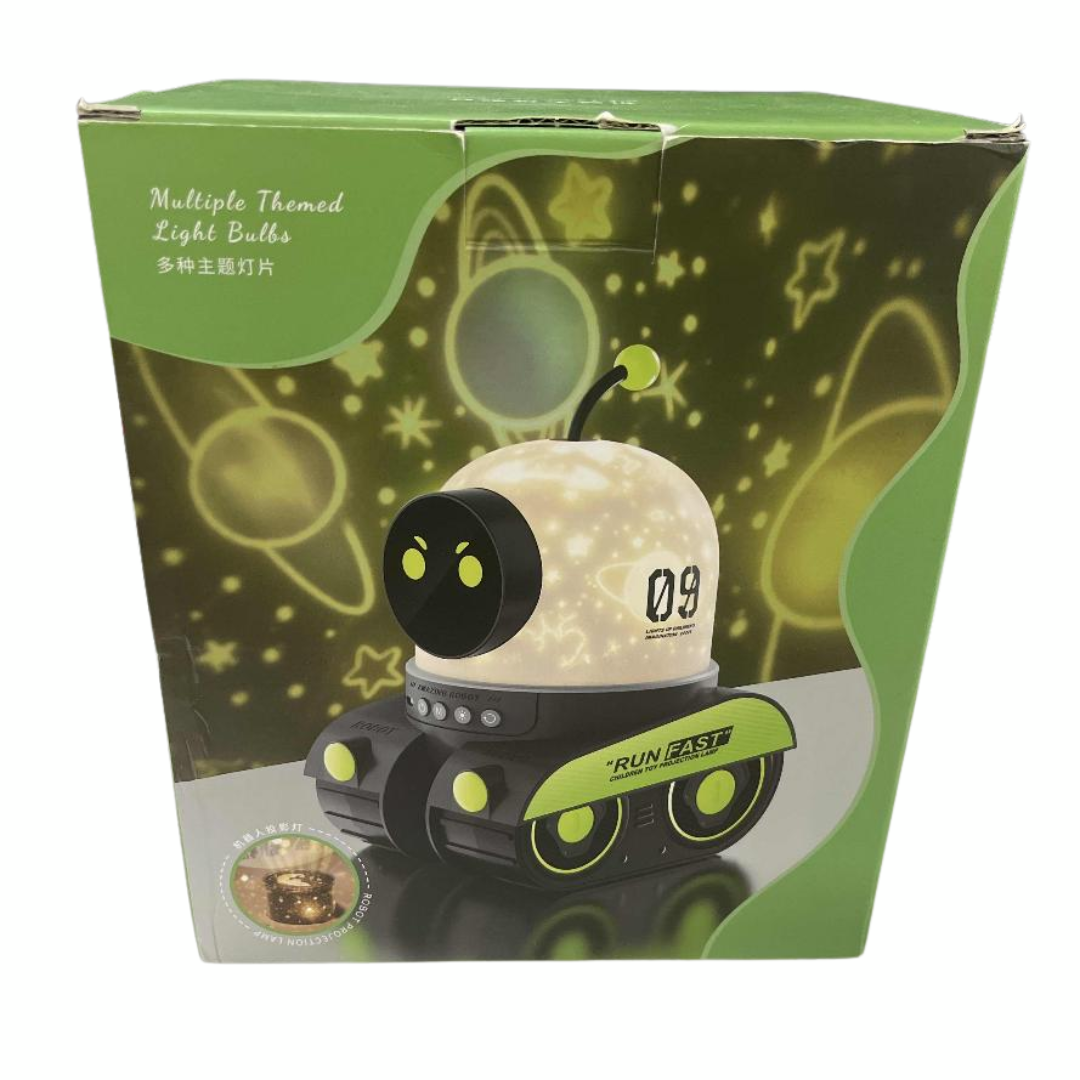 🚗🤖 Proyector Robot de Coche para Niños – Luz Nocturna Estrellada 🌙✨