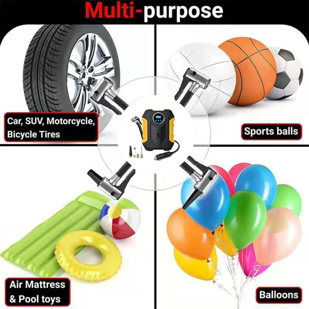 🚗💨 Compresor de Llantas Inalámbrico Carsun – ¡Seguridad y Potencia en tus manos! 🔋✨