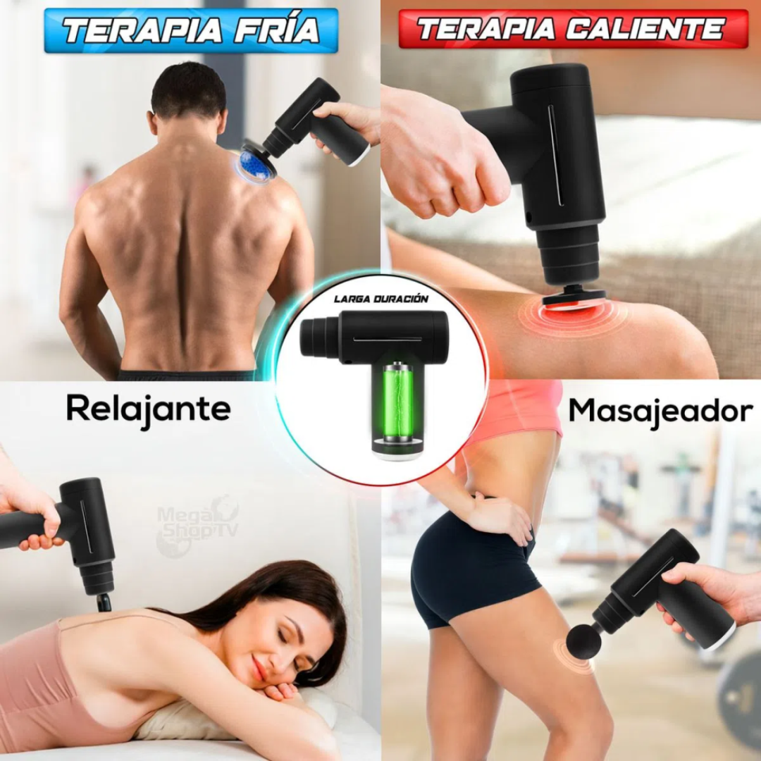 💪🔥 Masajeador Eléctrico Pistola Fascial – Alivio y Relajación Profesional en Casa 🧘‍♂️💨