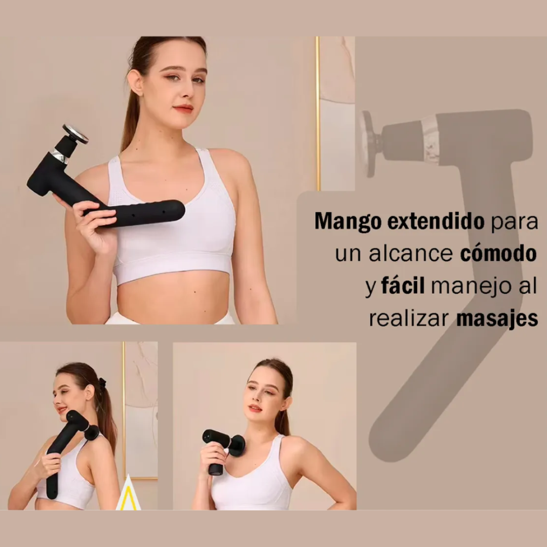 💪🔥 Masajeador Eléctrico Pistola Fascial – Alivio y Relajación Profesional en Casa 🧘‍♂️💨