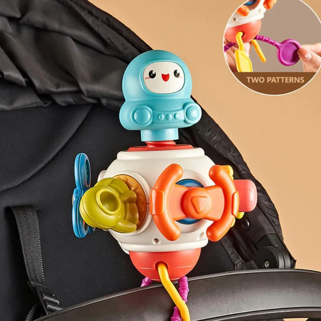 🎨 Juguete de Estimulación Sensorial 8 en 1 – Cubo Montessori Educativo para Bebés 👶🧩