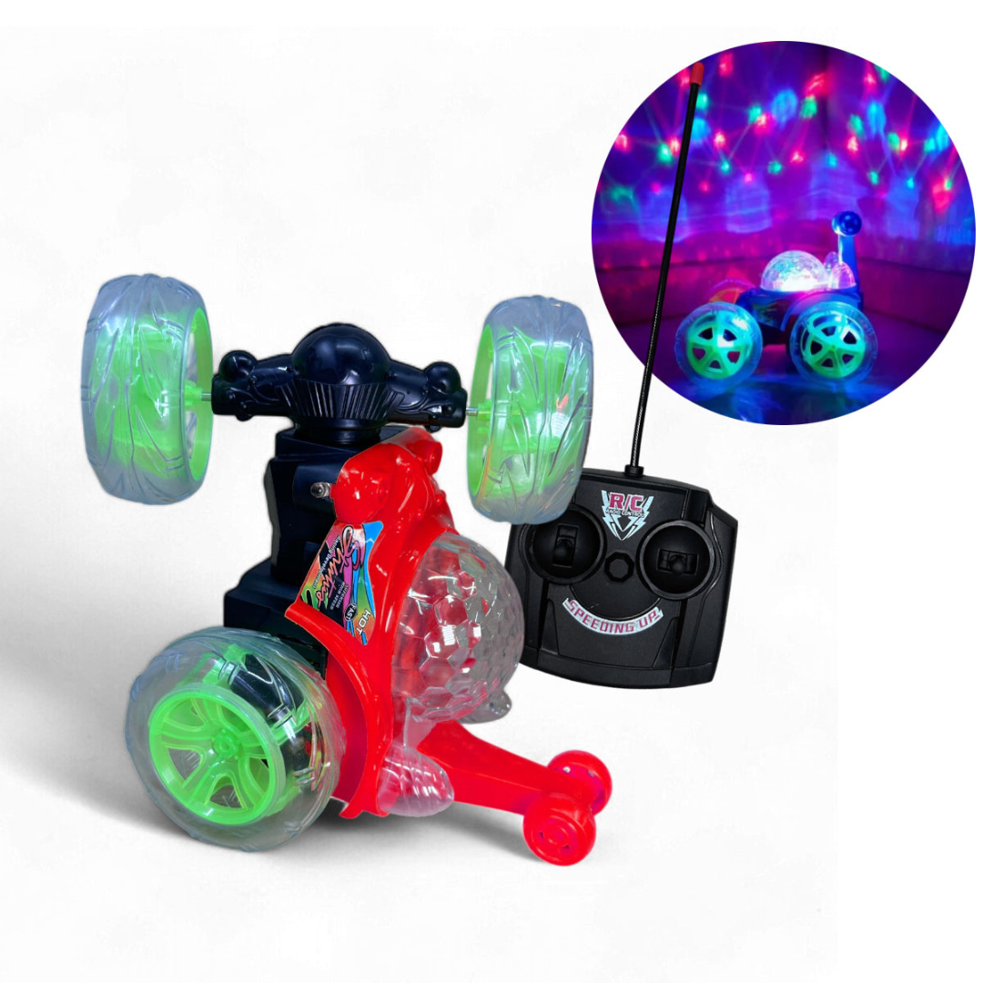 🚗💥 Carro de Juguete Giratorio – ¡Diversión, Luces y Acrobacias sin Fin! ⚡🎮